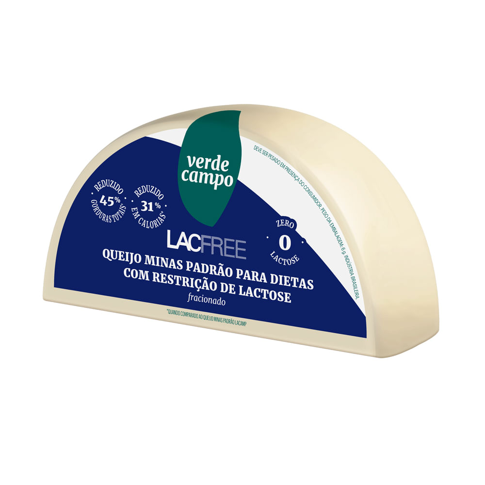Queijo Minas Padrao Lacfree Sem Lactose 400g