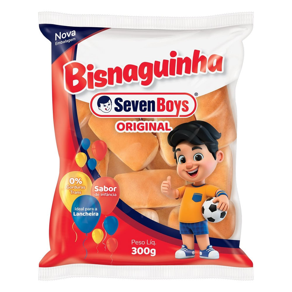 Pão Seven Boys 300g Bisnaguinha