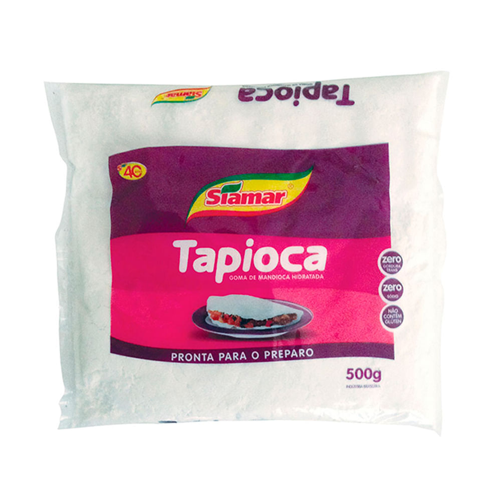 Goma Pronta Tapioca Siamar 500g Tradicional