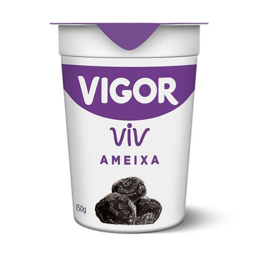 Iogurte Natural Vigor Viv 150g Ameixa