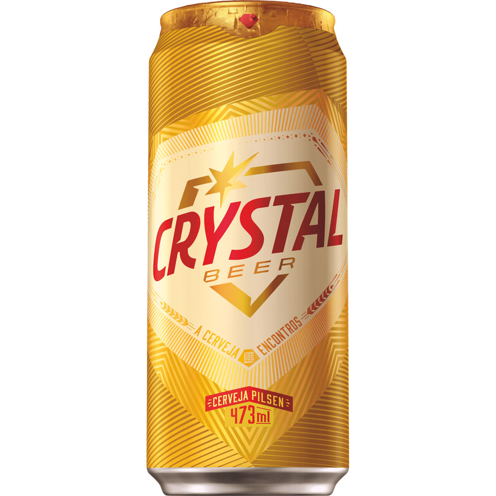 Cerveja Crystal 473ml Lata