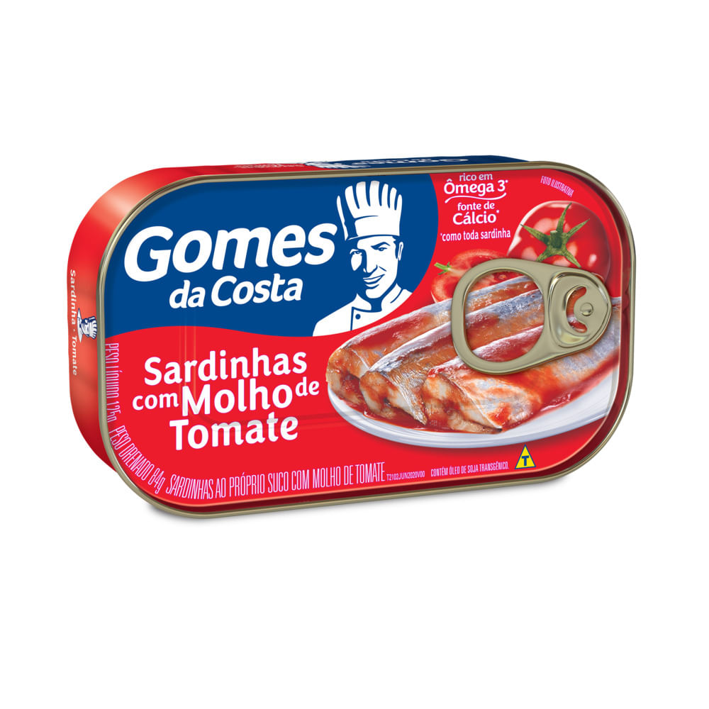 Sardinha Gomes Da Costa 125g Molho Tomate