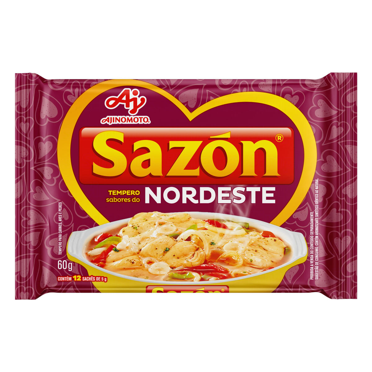 Tempero SAZÓN® Sabores do Nordeste 60g 12 unidades