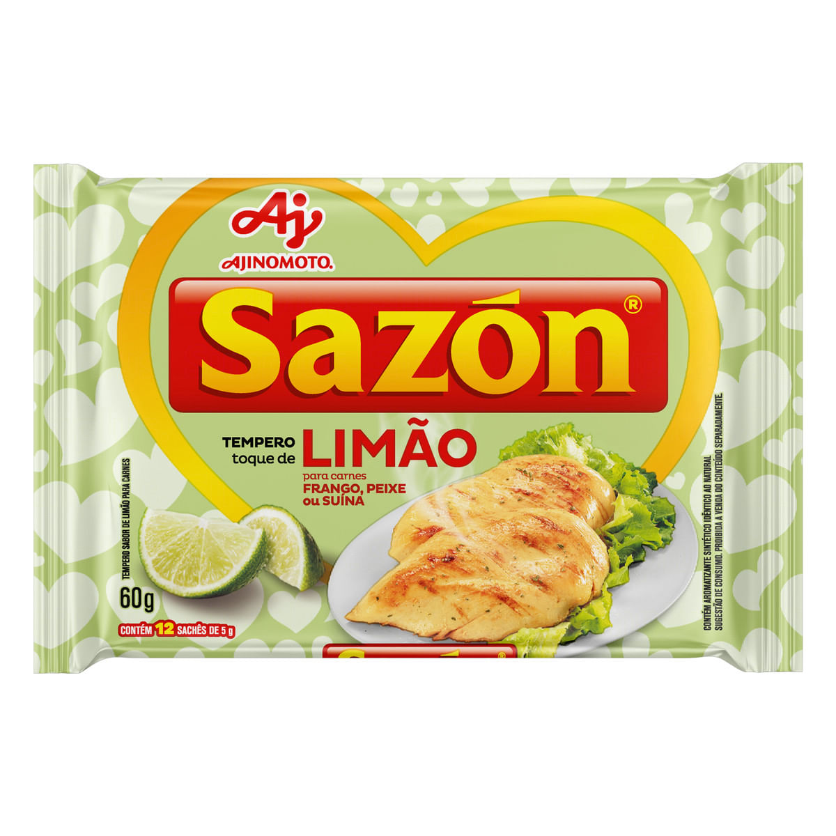 Tempero SAZÓN® Toque de Limão 60g