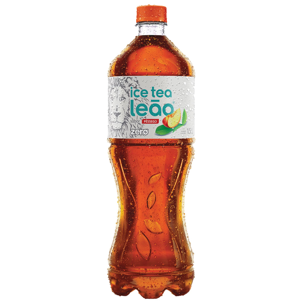 Chá Ice Tea Leão Sabor Pêssego Zero PET 1,5L