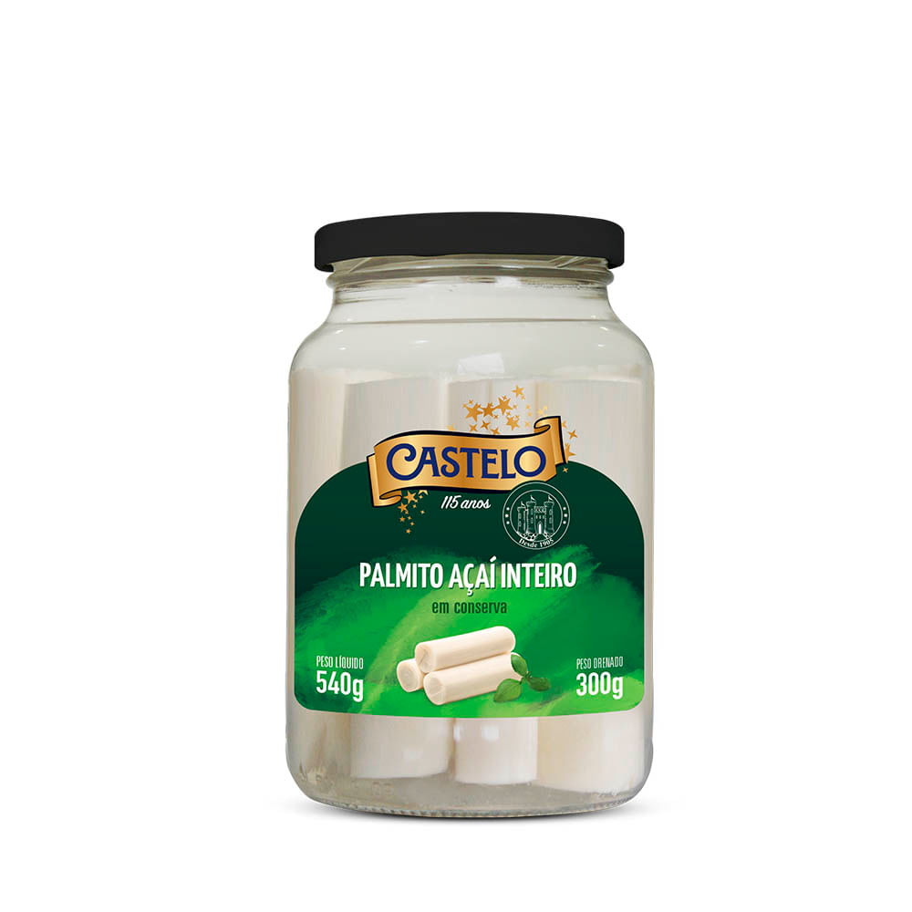 Palmito Castelo 300g Pote