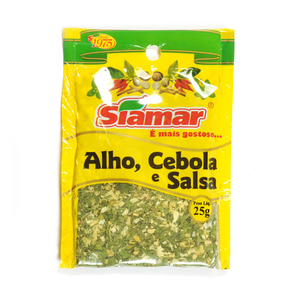 Alho/Cebola/Salsa Siamar 25g