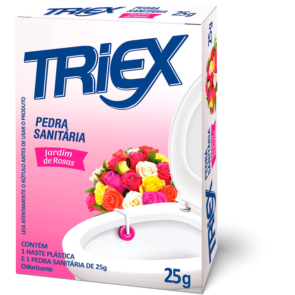 Pedra Sanitária Triex 25g Jardim De Rosas