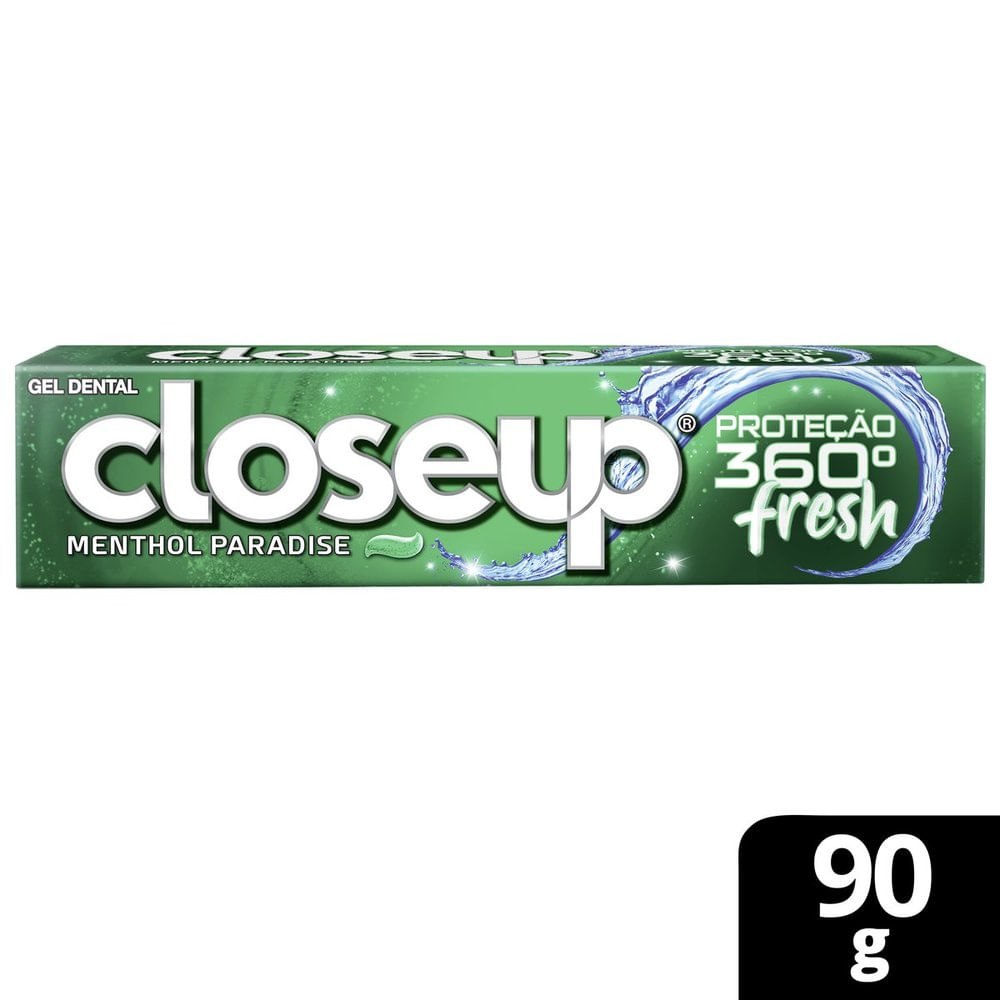 Creme Dental Close Up 90G Ptoteção 360 Fresh Menthol Paradis
