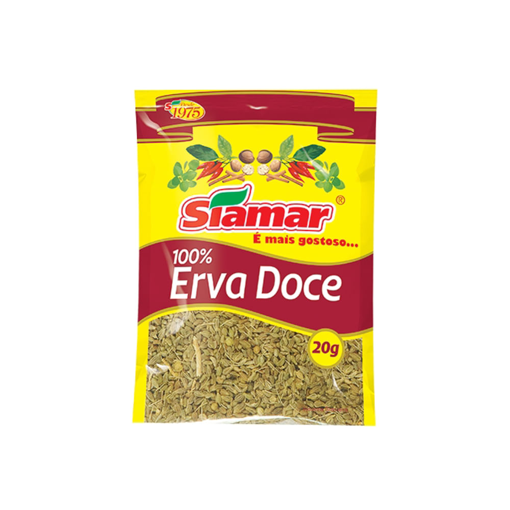 Erva Doce Siamar 20g Importada