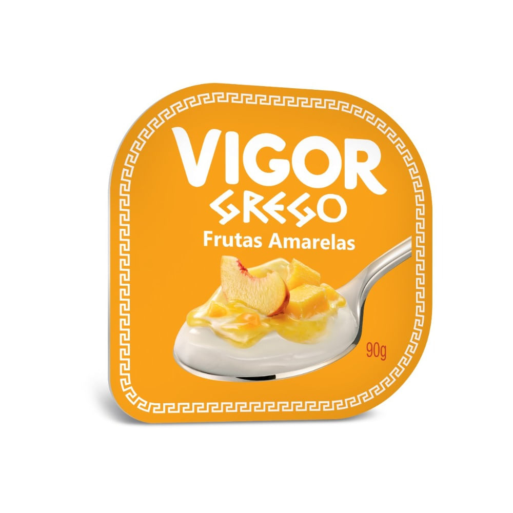 Iogurte Grego Vigor 90g Frutas Amarelas