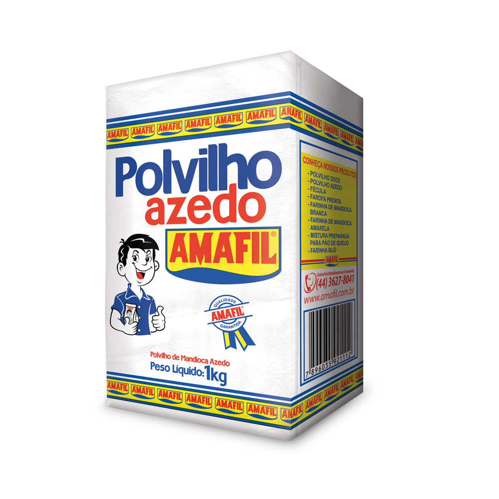 Polvilho Azedo Amafil 1Kg
