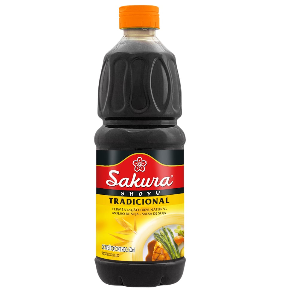 Molho Shoyu Sakura 500ml Tradicional