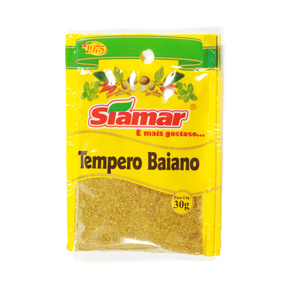 Tempero Baiano Siamar 30g