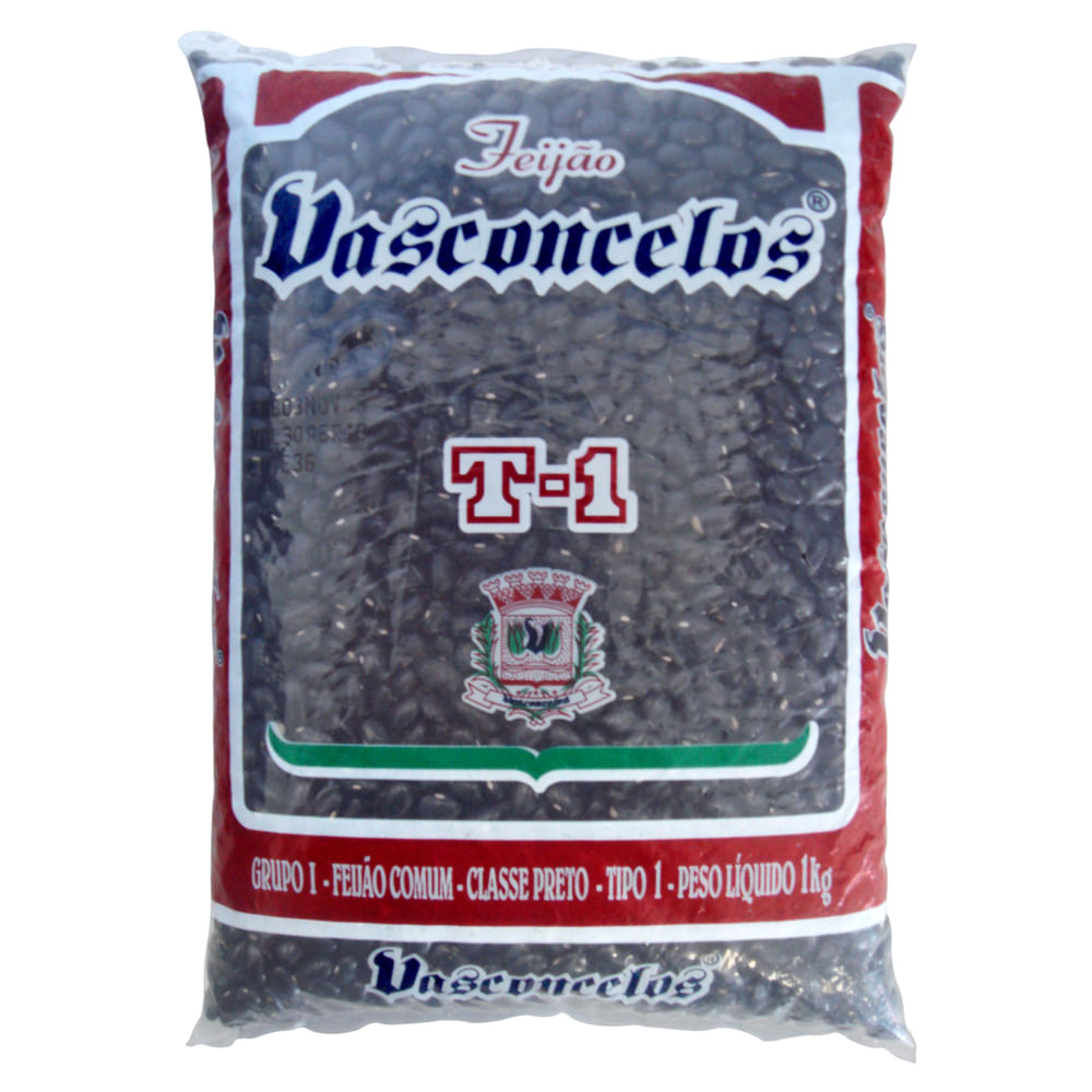 Feijão preto Vasconcelos 1kg