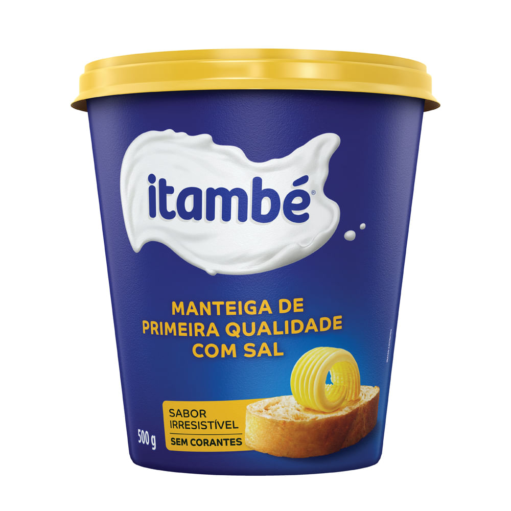Manteiga Itambé 500g com Sal