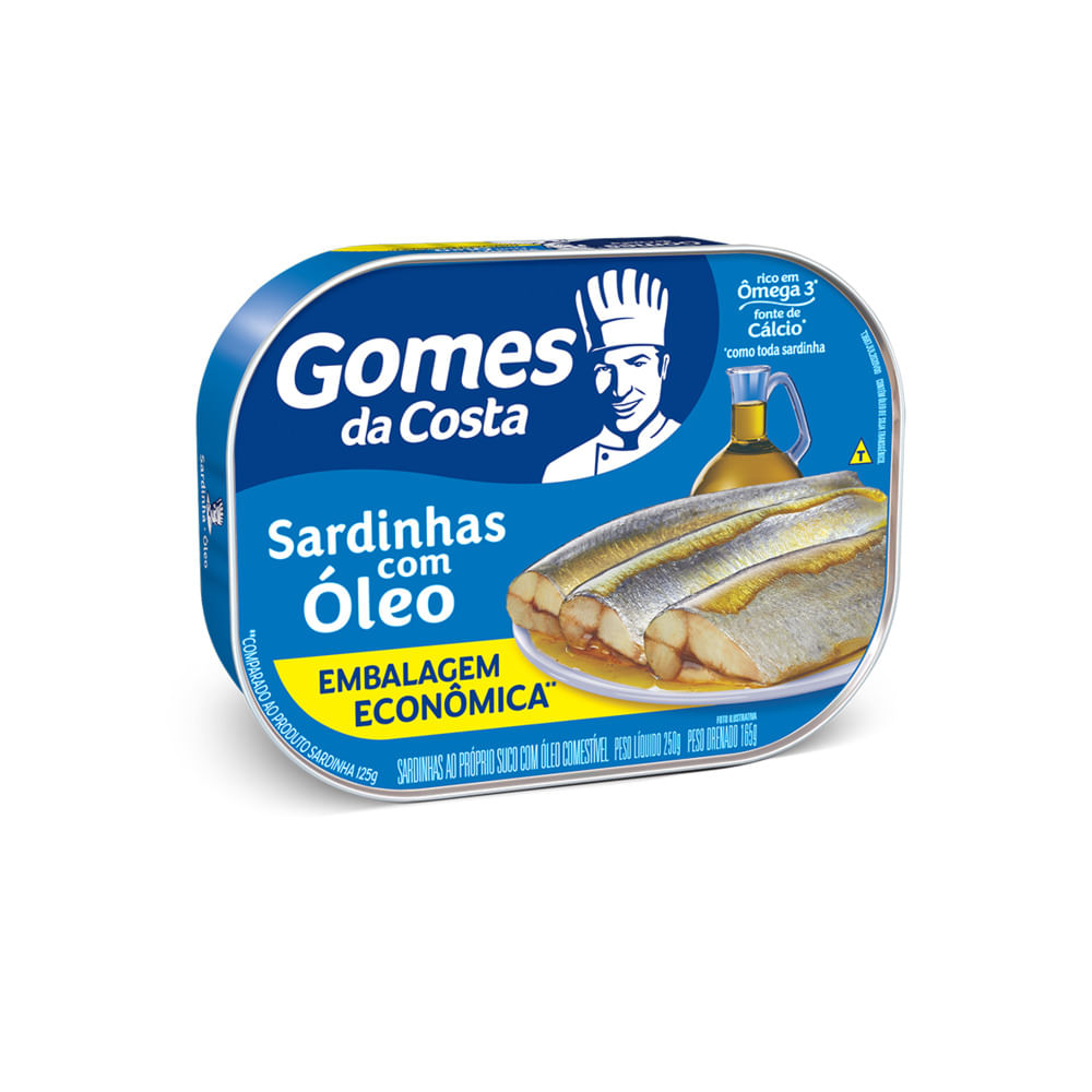 Sardinha Gomes Da Costa Óleo 250g