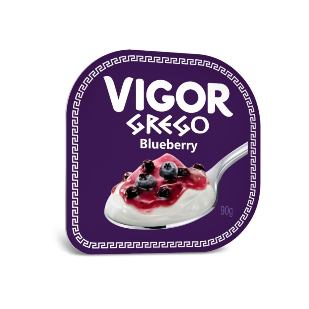Iogurte Grego Vigor Blueberry 90g