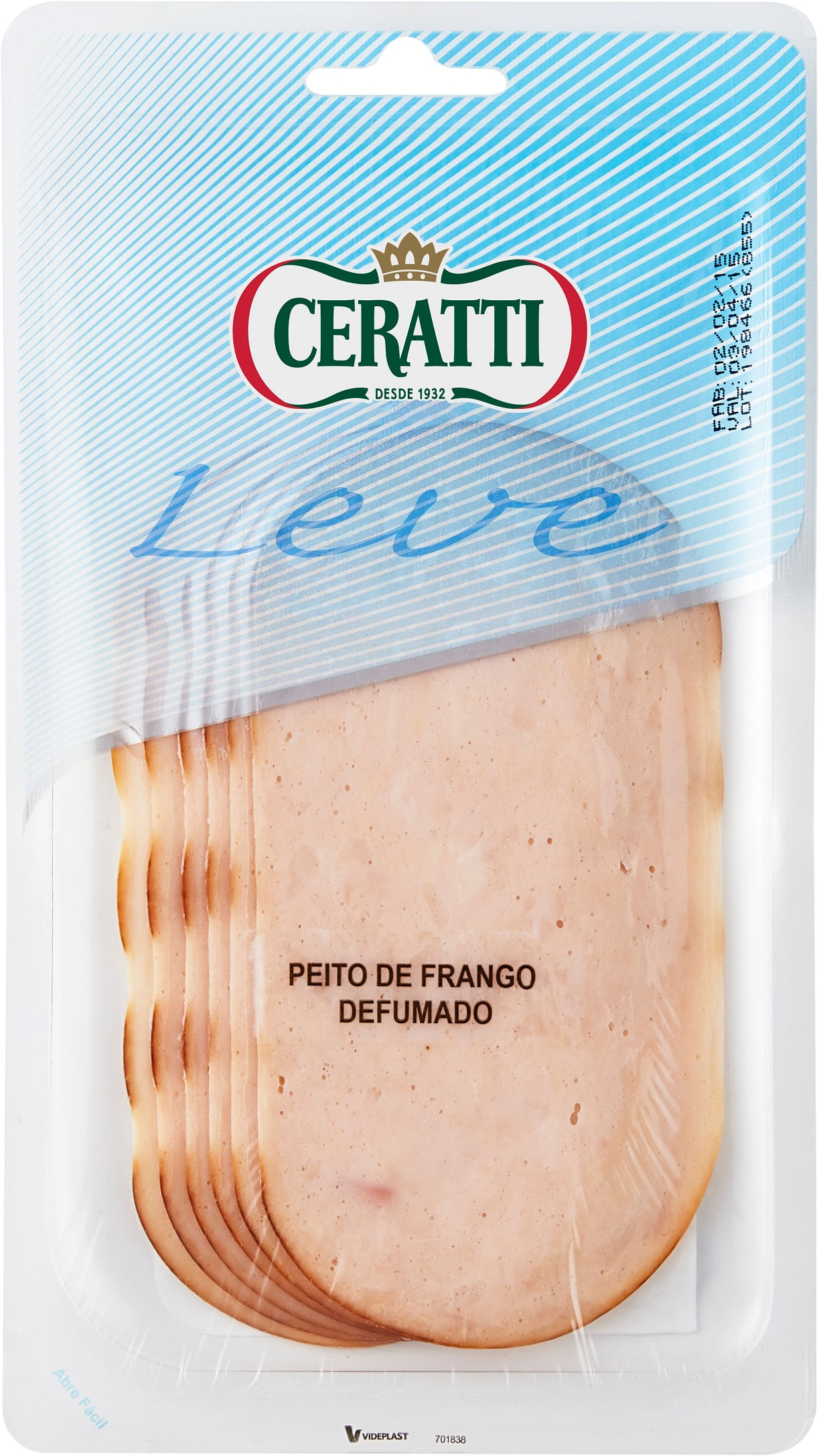 Peito Frango CerattiI 100g Fatiado Defumado