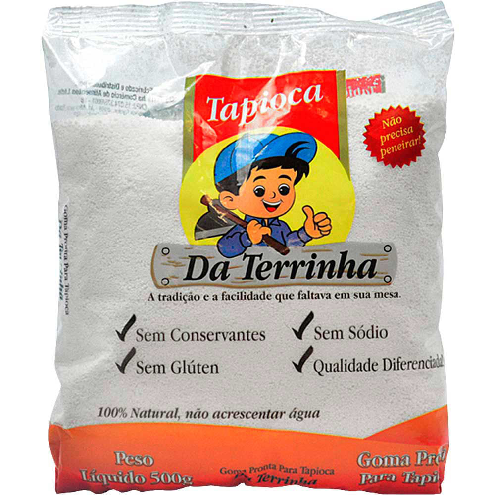 Goma Pronta Tapioca Terrinha 500g