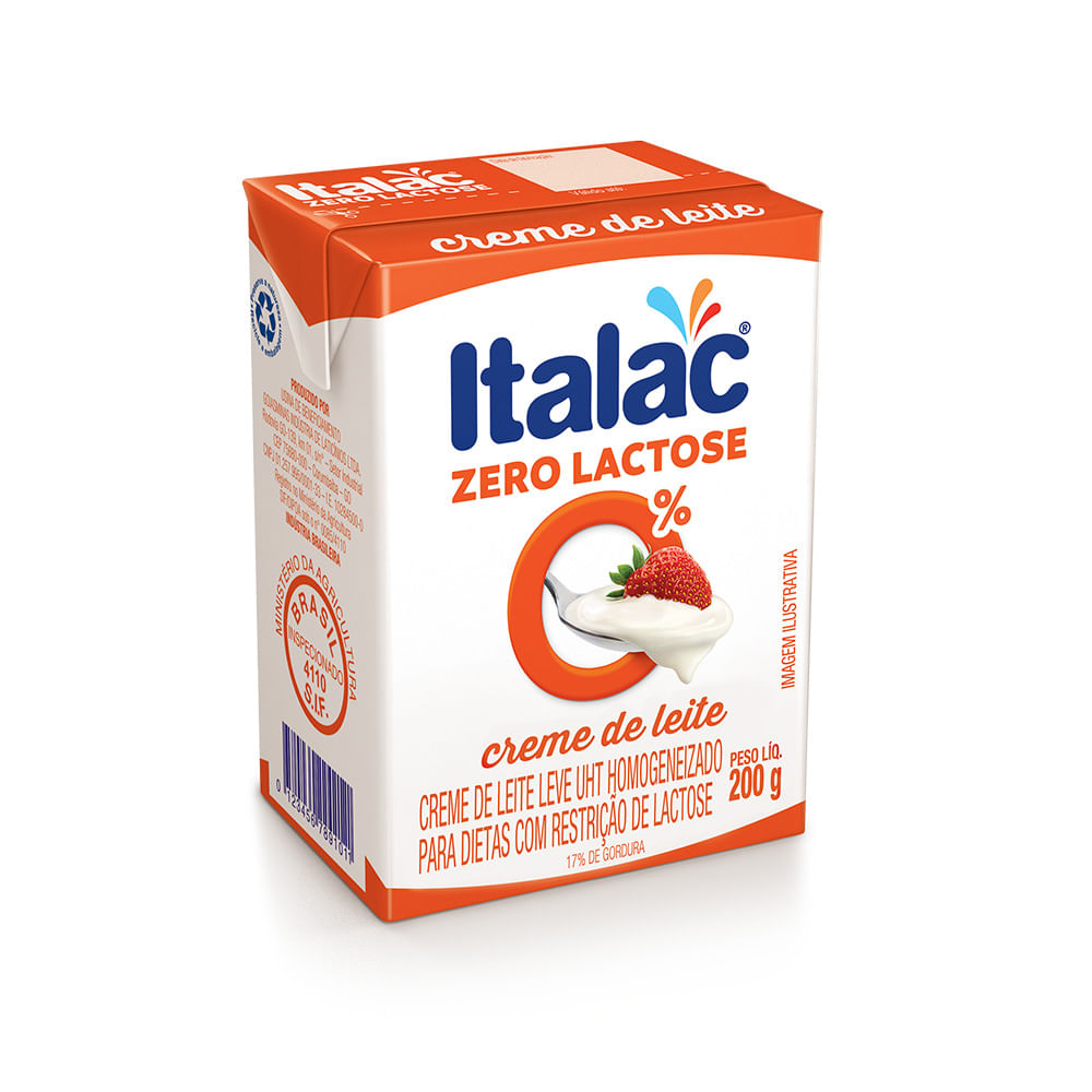 Creme Leite Italac 200g TP Sem Lactose