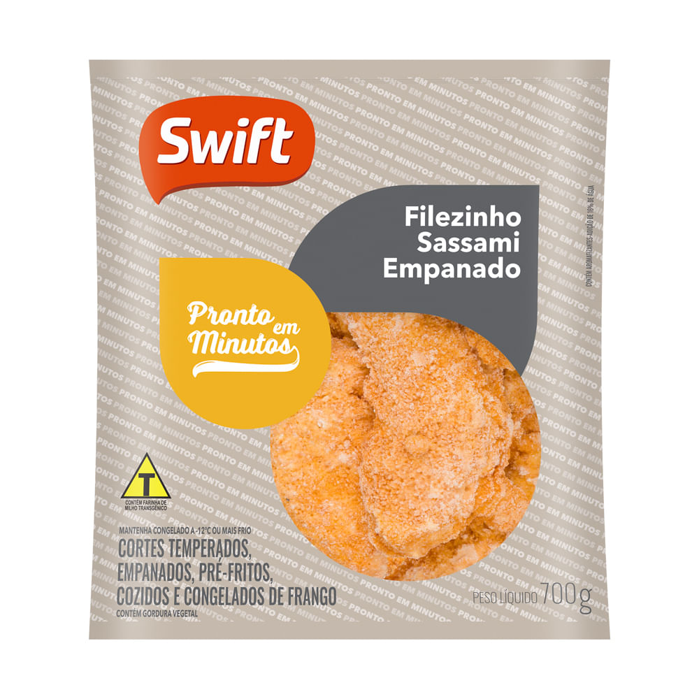 Filezinho Frango Sassami Empanado Swift 700g