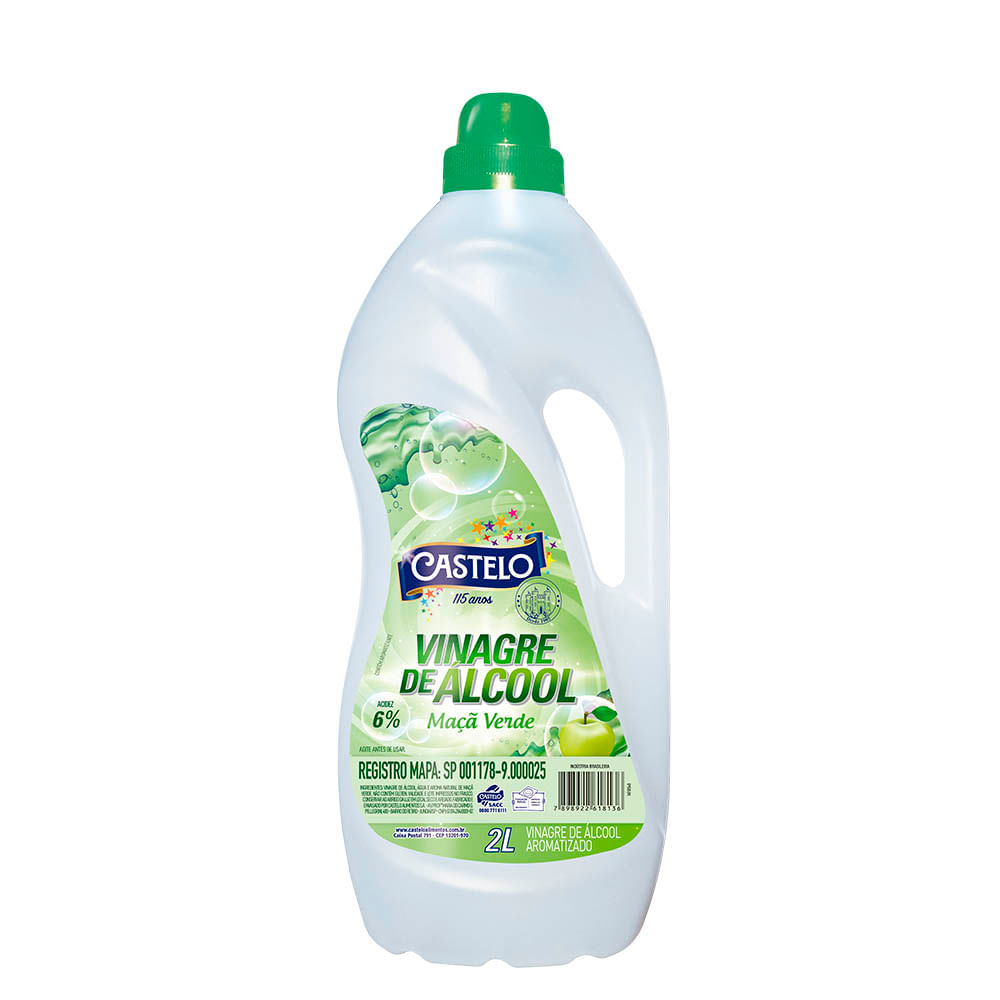 Vinagre de Álcool Castelo Aromatizado Maçã Verde 2L