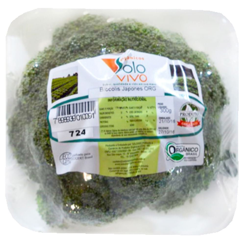 Brocolis Japones Organico Solo Vivo