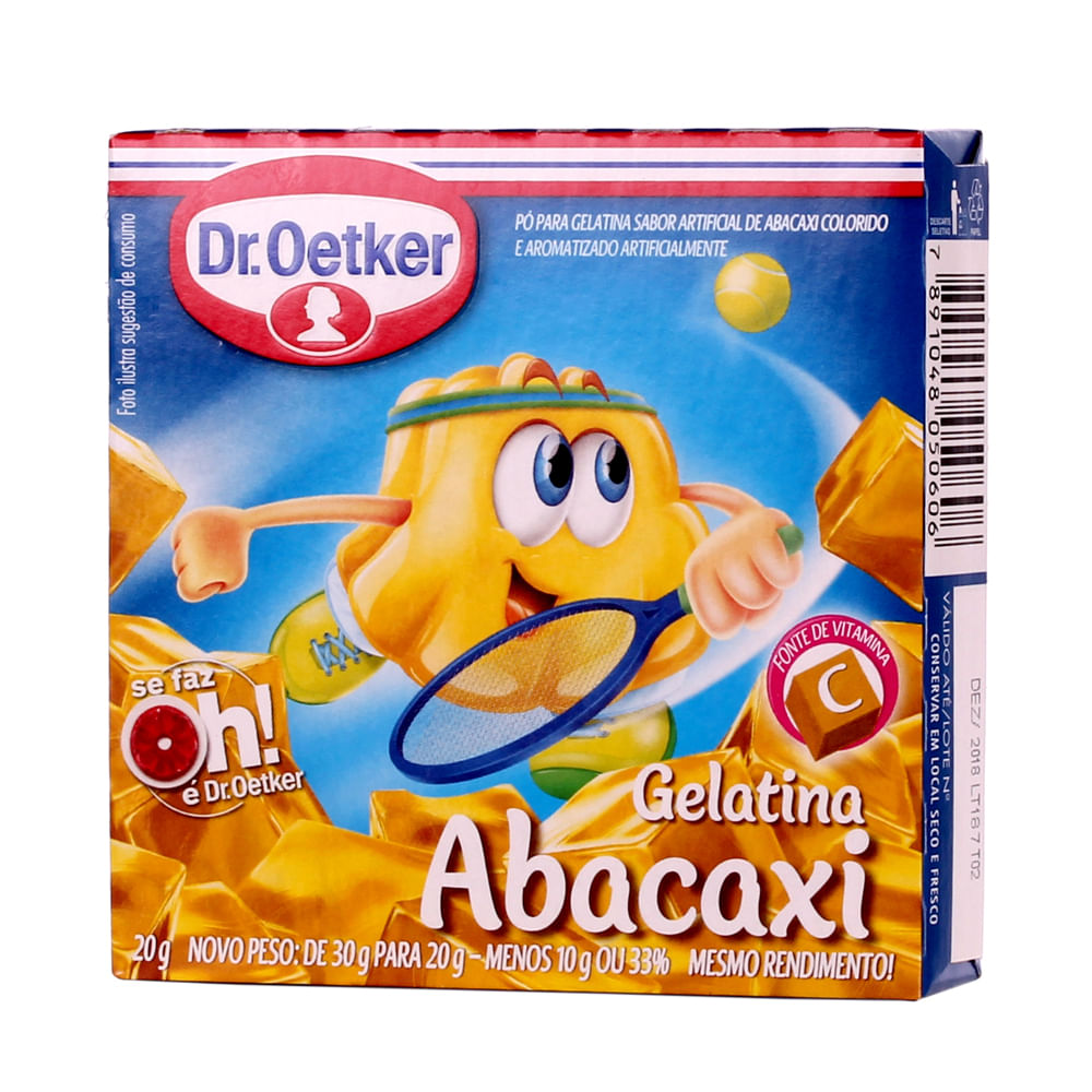 Gelatina D.Oetker 20g Abacaxi