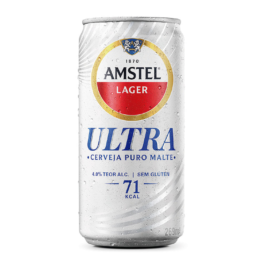 Cerveja Amstel Ultra 269ml Lata