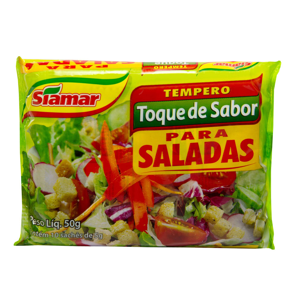 Tempero Pronto Siamar Toque Sabor 50g Salada