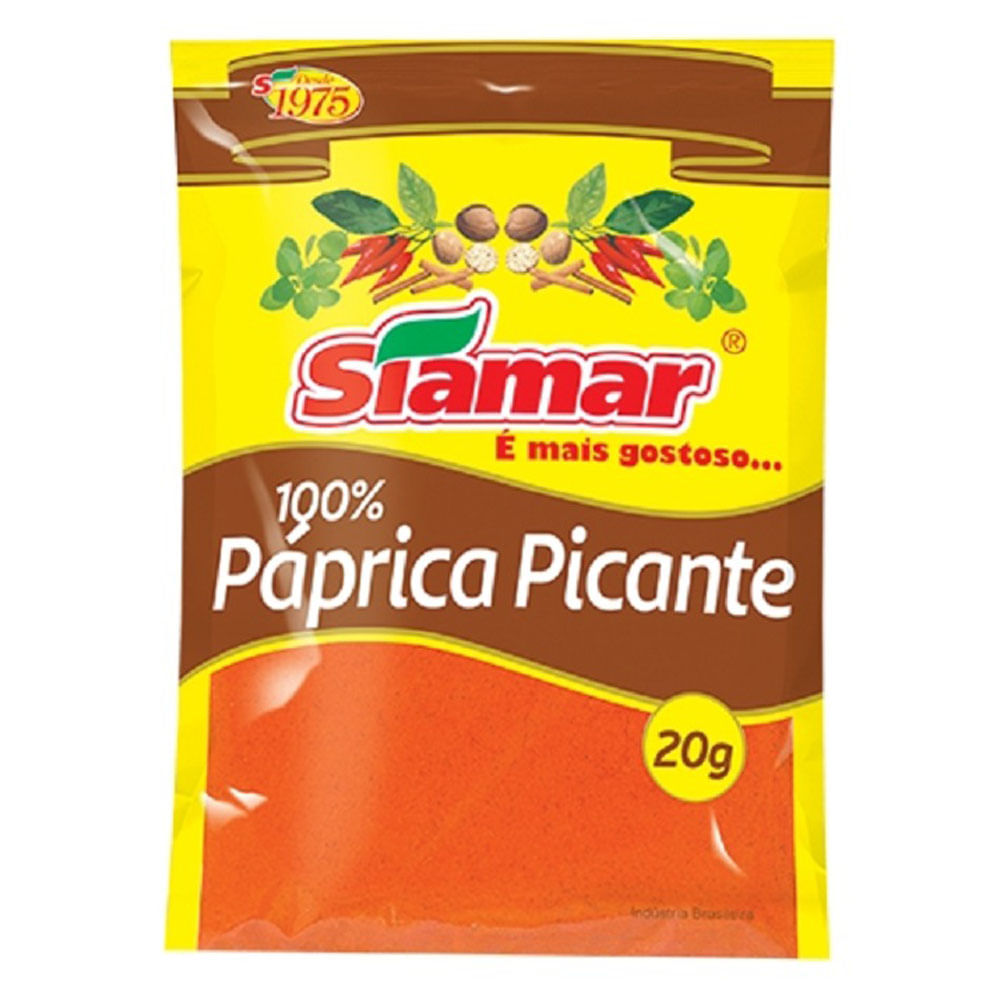 Páprica Picante Siamar 20g