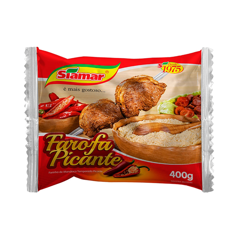 Farofa Pronta Siamar 400g Picante