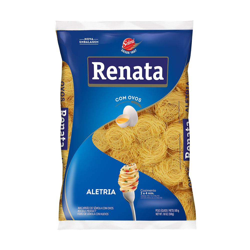 Macarrão Ovos Renata 500g Aletria