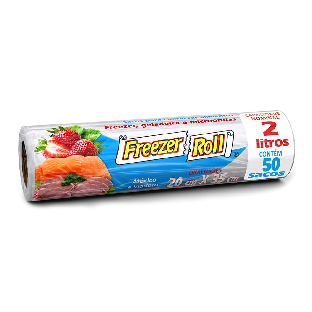 Saco Freezer Roll Com 50 2L