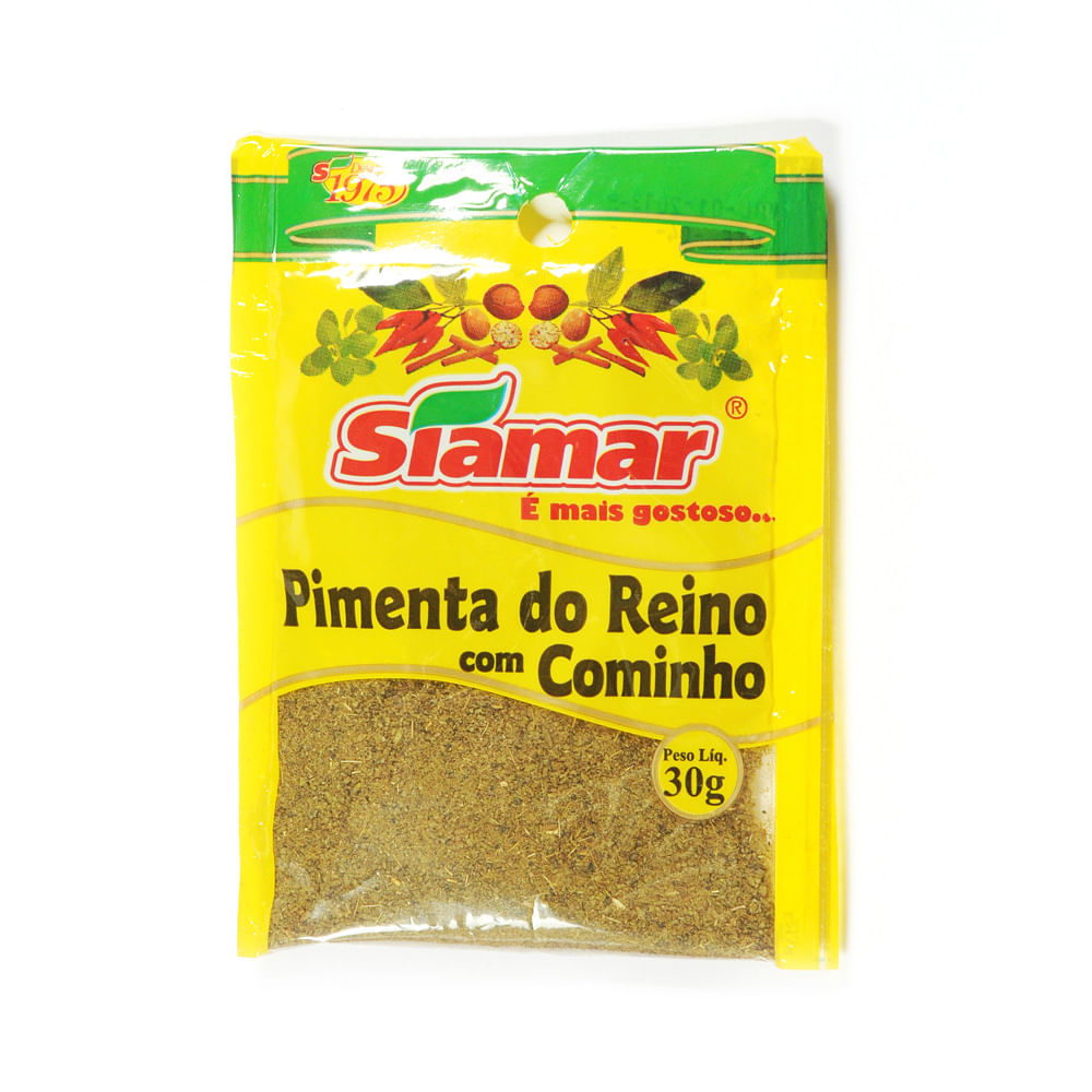Pimenta Reino Siamar 30g Moida Cominho