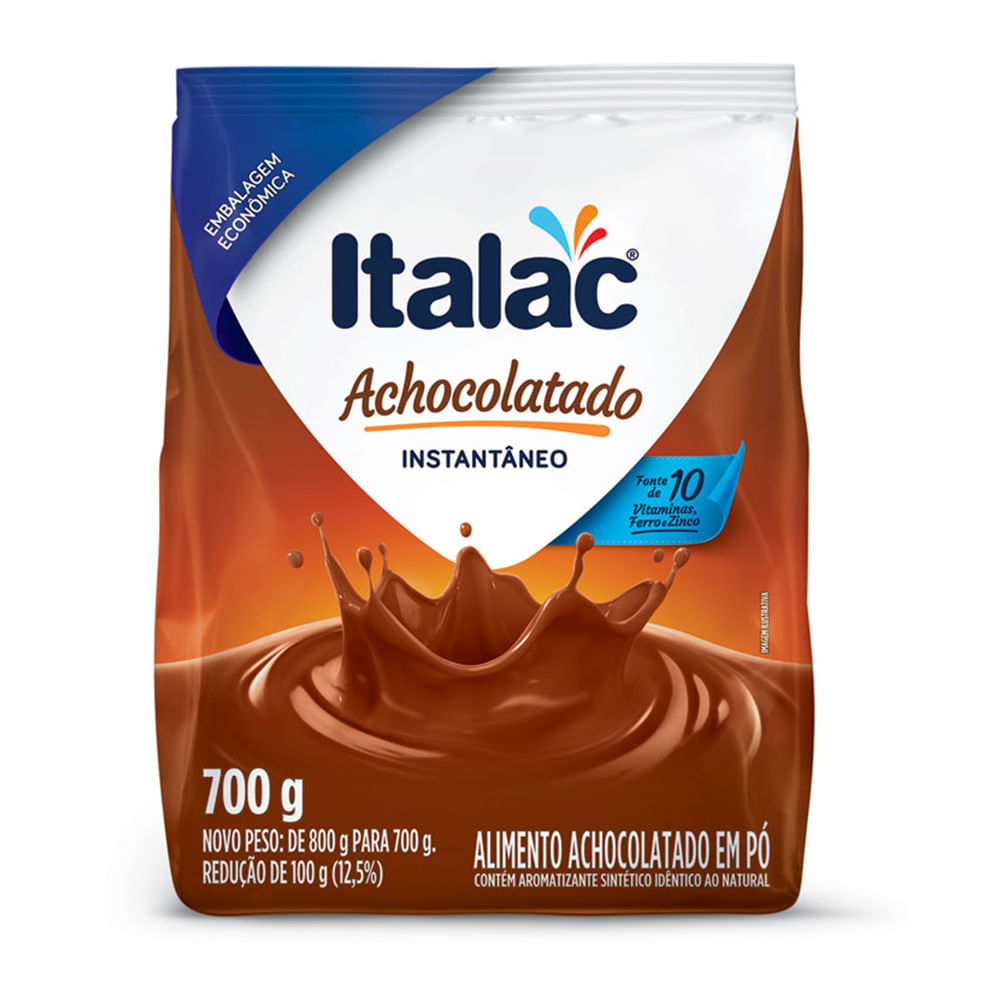 Achocolatado em Pó Italac 700g Sachê