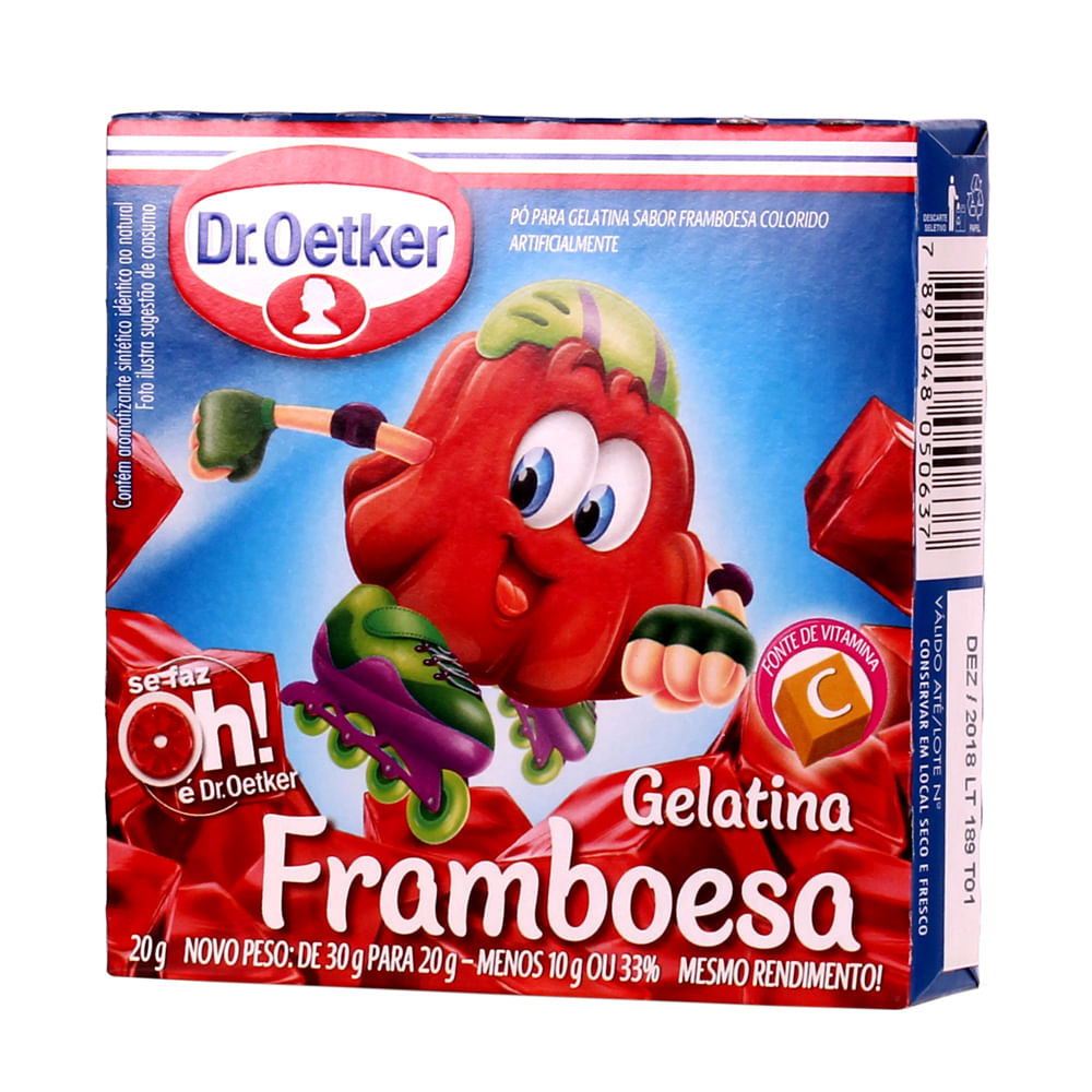 Gelatina D.Oetker 20g Framboesa