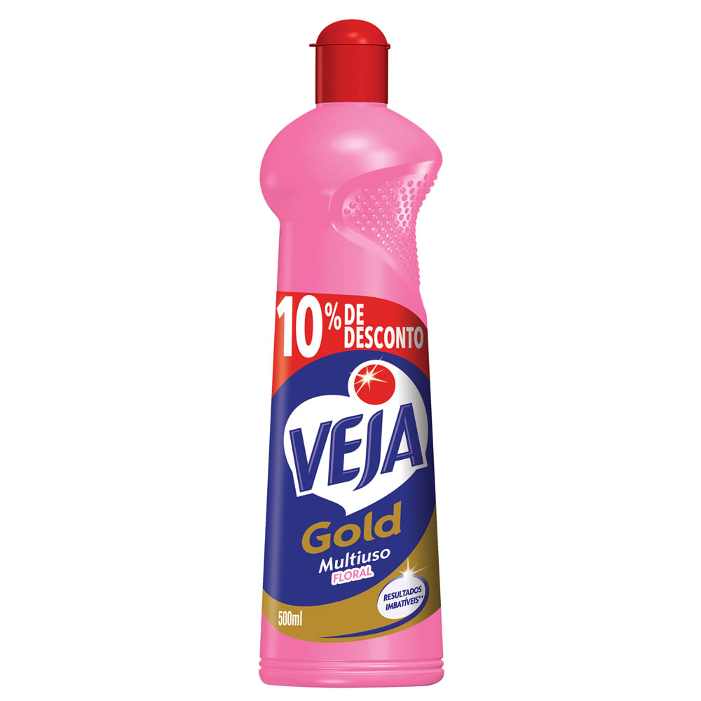 Limpador Multiuso Veja 500ml 10%Desconto Floral