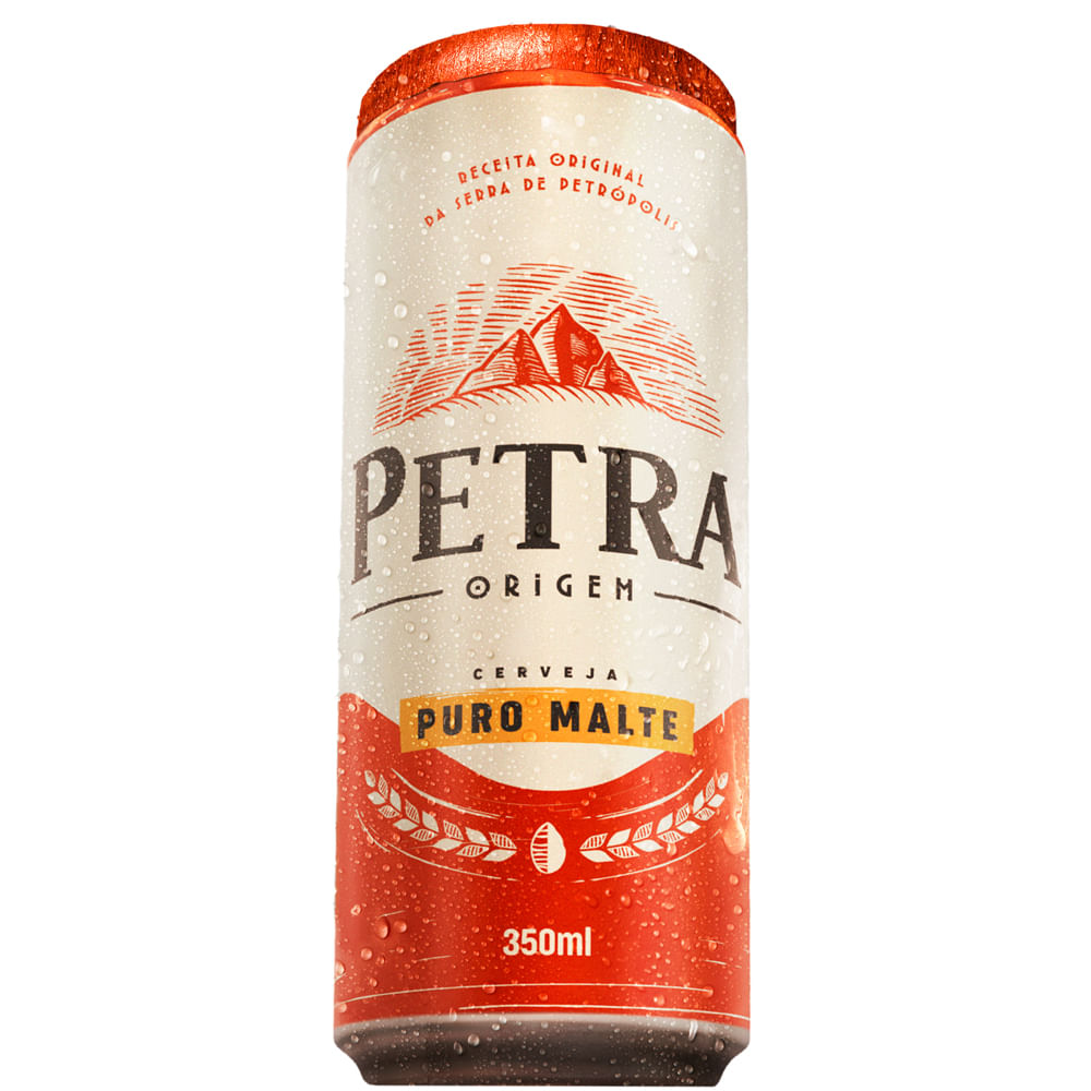 Cerveja Petra Puro Malte 350ml Lata