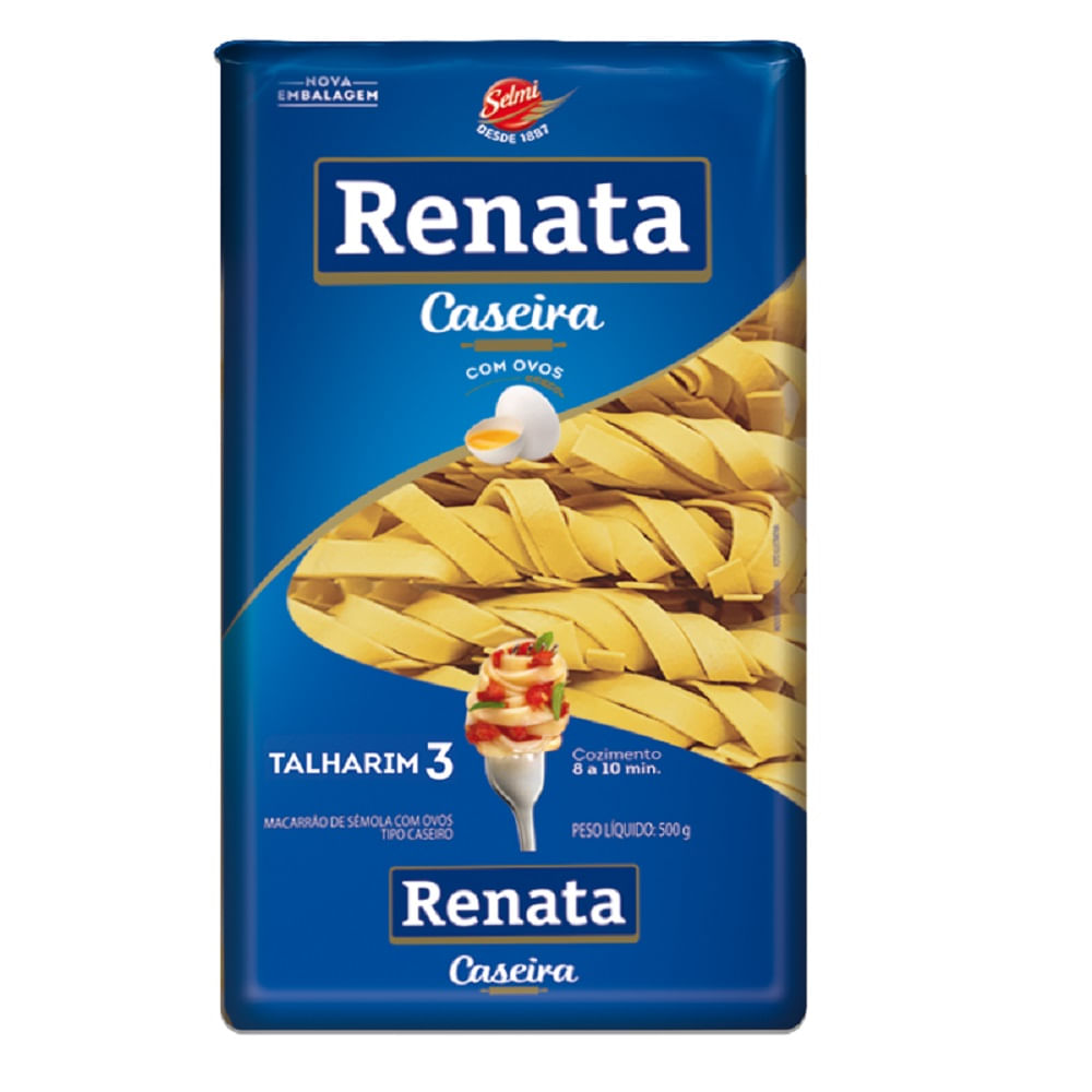 Macarrão Caseiro Renata Talharim 3 500g