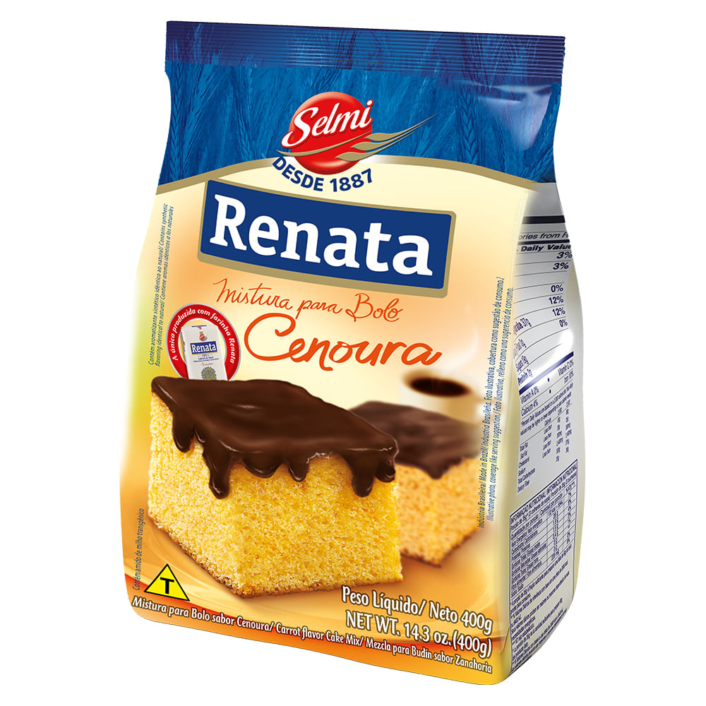 Mistura Bolo Renata 400g Cenoura