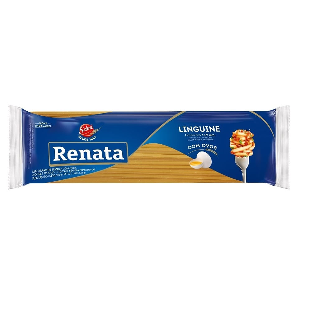 Macarrão com Ovos Renata 500g Linguine