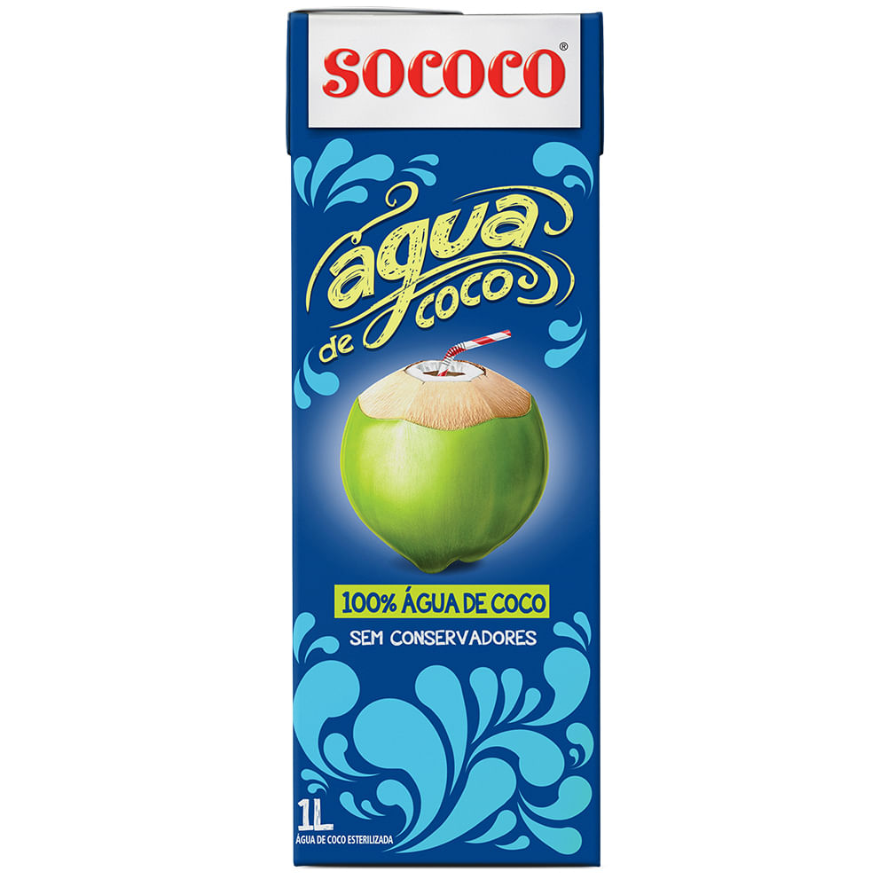 Água De Coco Sococo 1L