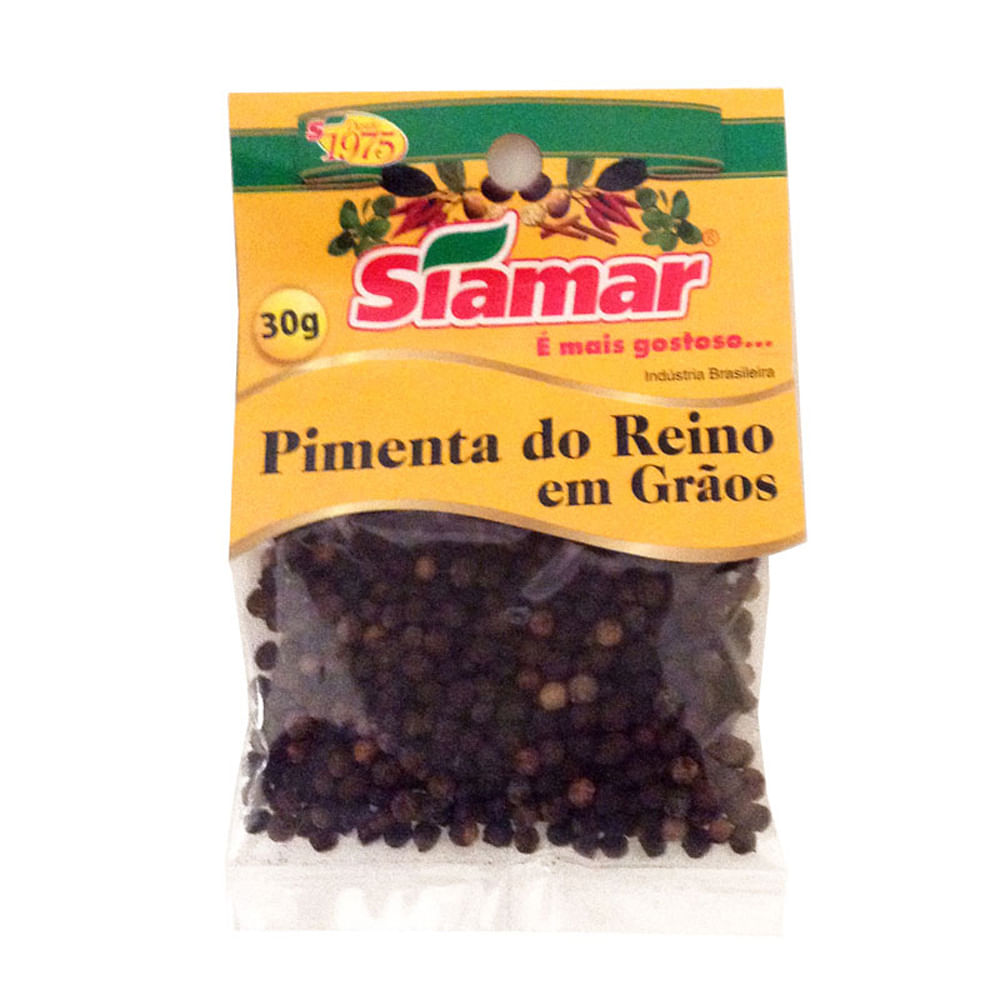 Pimenta Reino Siamar 30g Grao