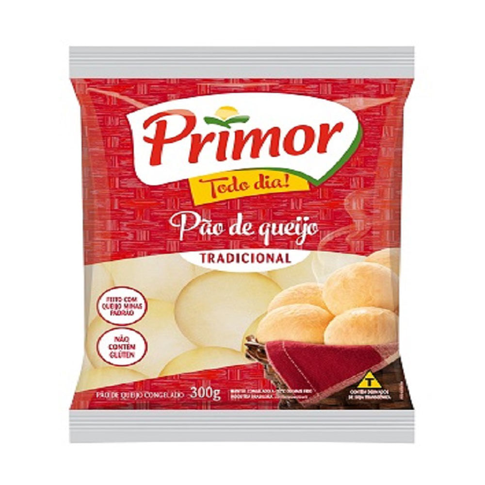Pão de Queijo Primor Congelado Tradicional 300g