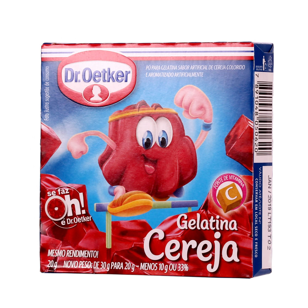 Gelatina D.Oetker 20g Cereja