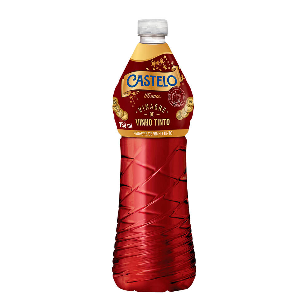 Vinagre Castelo 750ml Vinho Classico Tinto