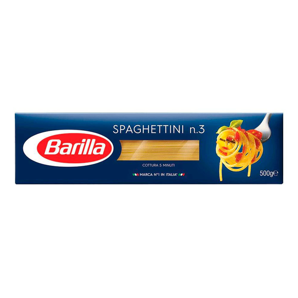 Macarrão Spaghettini n3 Grano Duro Barilla 500g