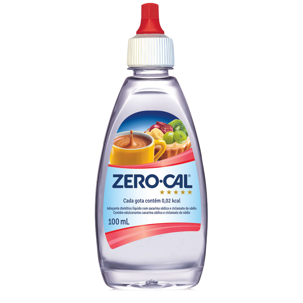 Adoçante Líquido Zerocal 100ml